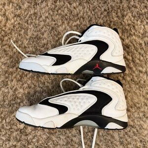 Air Jordan White and Black shoes